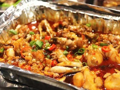 容县锡纸牛蛙